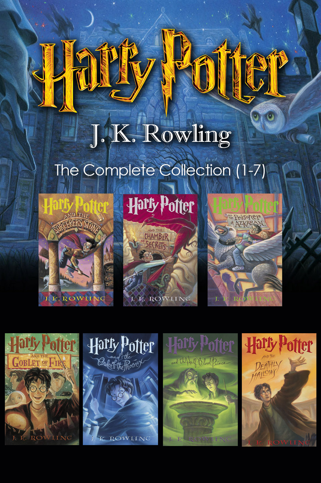 Harry Potter:The Complete Collection (J. K. Rowling) (mobi+azw3+epub)