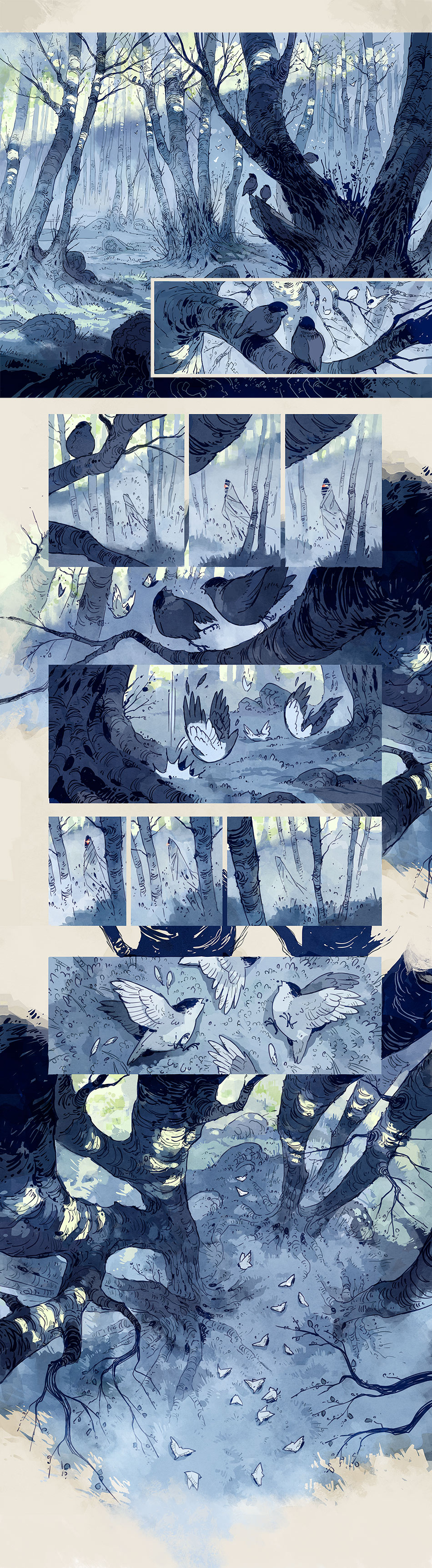 Stand Still. Stay Silent (the 2nd adventure) (3 volumes) (Minna Sundberg) (pdf)