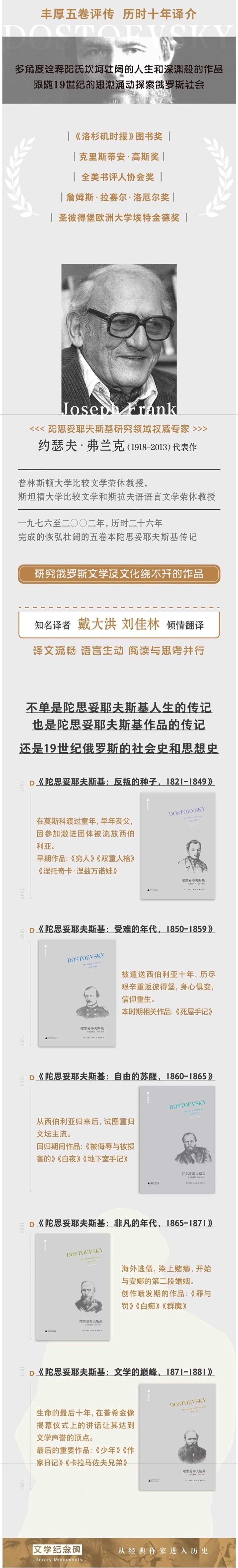 陀思妥耶夫斯基 (全5卷) (约瑟夫·弗兰克) (pdf)